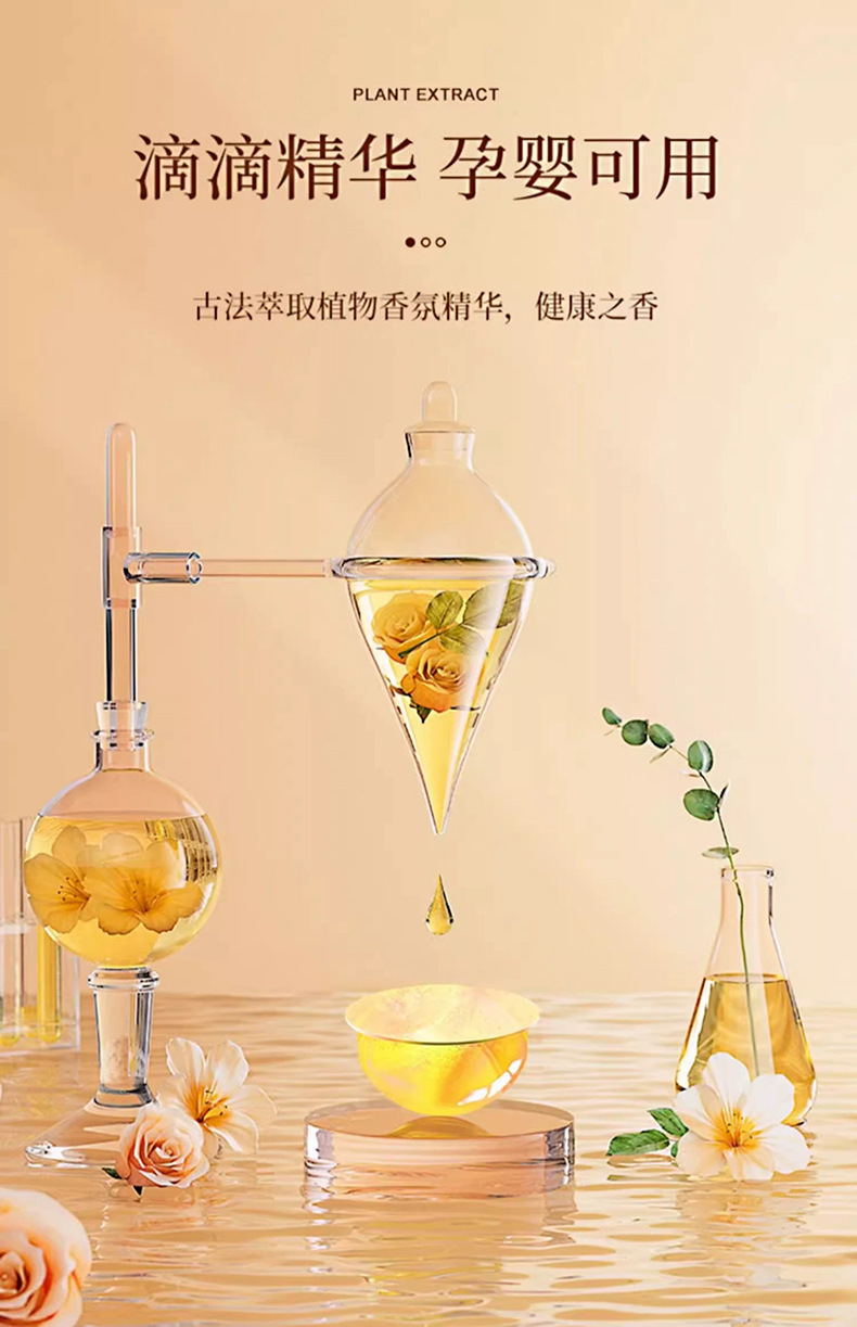 车载出风口液体香薰猫耳朵香水淡香氛车上装饰除异味创意挂件摆件详情2