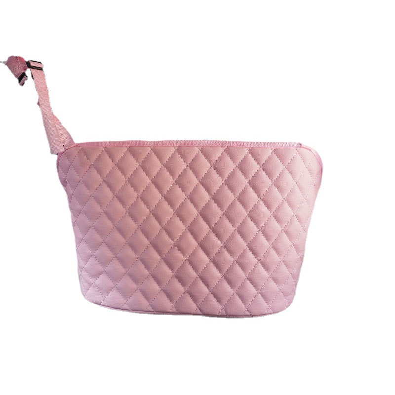 Car storage net bag, leather car seat, center console backrest storage bag, large-capacity seat center, factory direct sales Item Picture