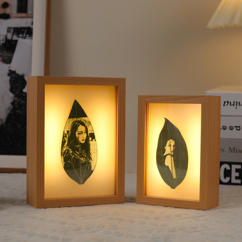 Leaf Light Frame, Creative Photo Frame details Picture