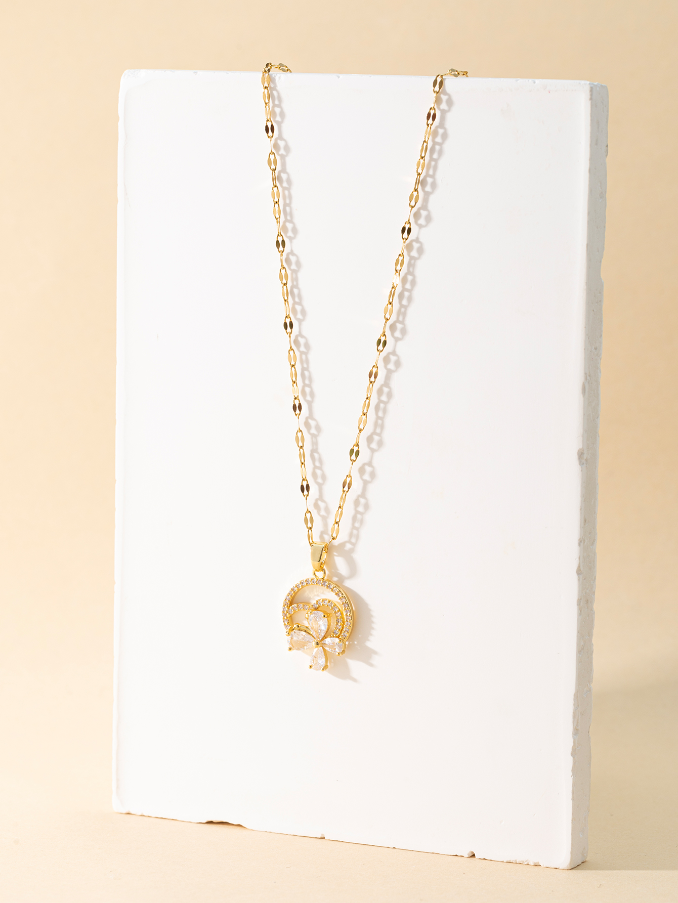 仿珍珠项链/半不锈钢链条/耳环/真珍珠项链/时尚饰品产品图