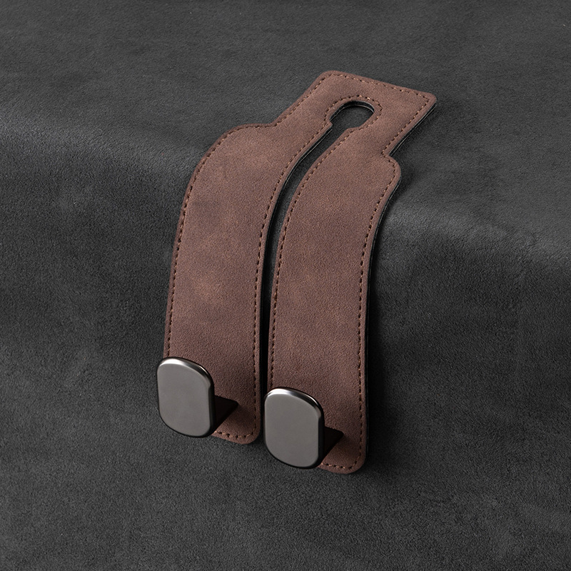 Car hooks, seat back suede hooks, metal double hooks, rear storage bags, hidden hooks Application Scenario