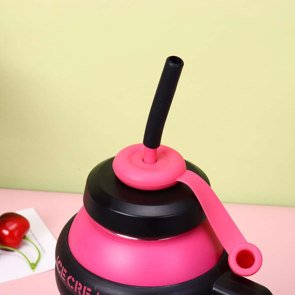 Wholesale of S98-YHSQ7405 new vacuum giant insulated cup, outdoor portable handle, cold preservation ice king, car cup with straw detail image 6