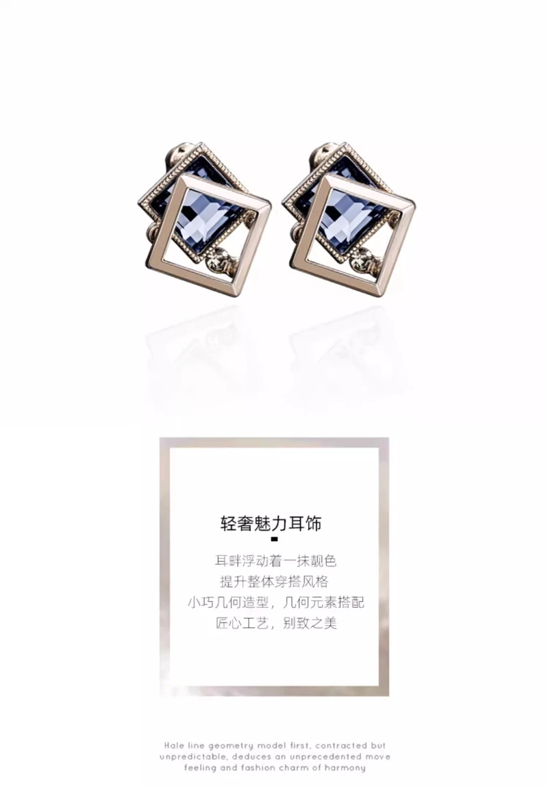 Temperament Earrings Niche Unique Earrings Silver Studs Female Sterling Silver 2024 New Explosive Light Luxury High-Grade Earrings