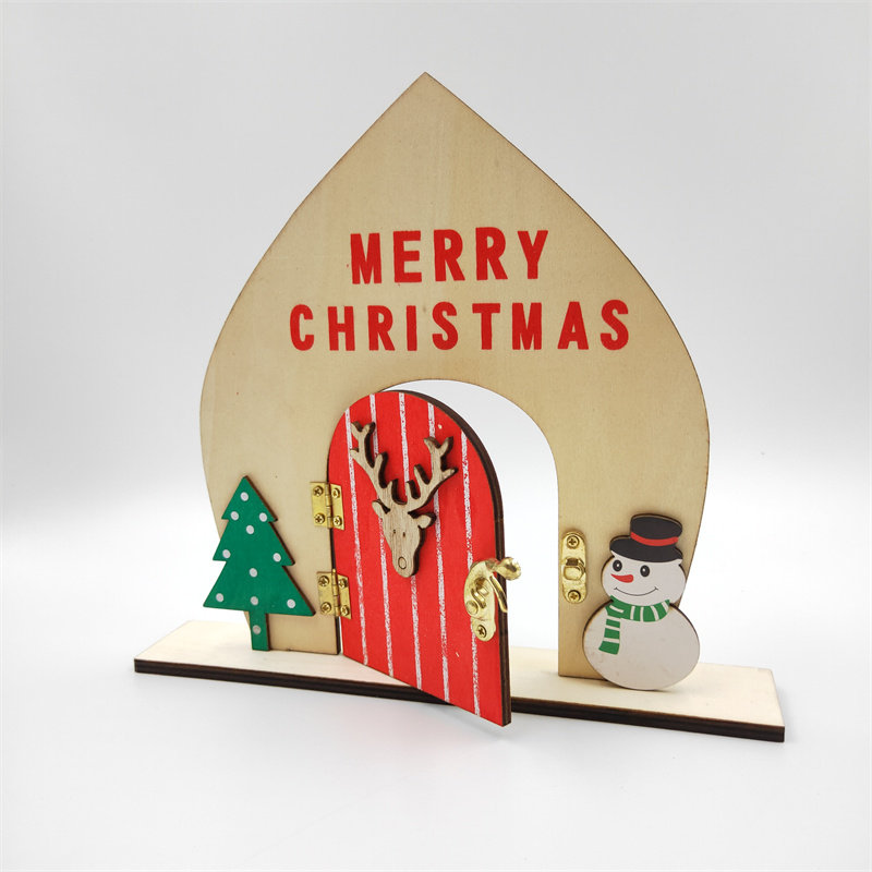 Cheung Chau Christmas Christmas Pendants Home Decor Wood Craft Christmas Props Holiday Gifts Christmas Decoration Wood Pendants Item Picture
