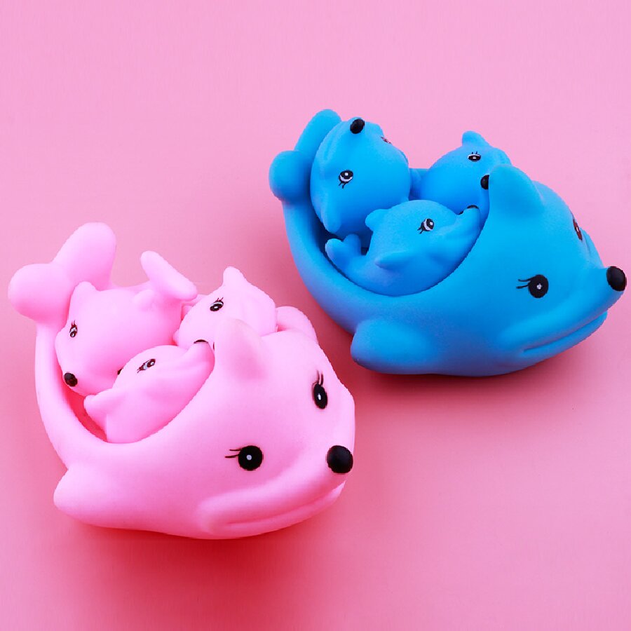 Cross-Border Children's Electric Bath Bath Water Toys Indoor Vinyl One Three Small Mother-Child Water Toys Boys Girls Amazon Toys Specification drawing