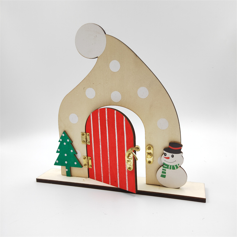 Cheung Chau Christmas Christmas Pendants Home Decor Wood Craft Christmas Props Holiday Gifts Christmas Decoration Wood Pendants details Picture