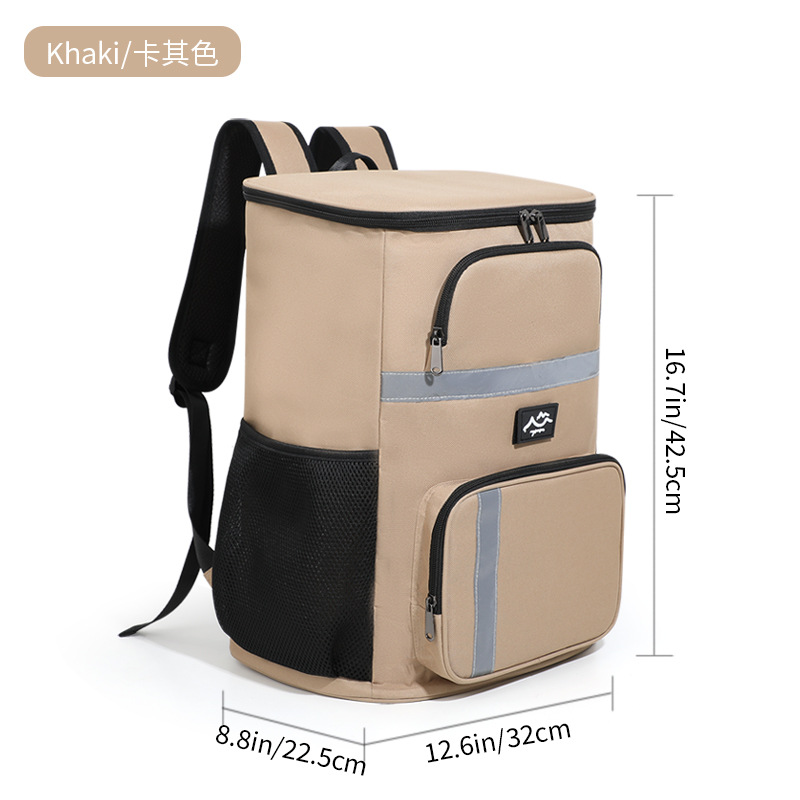 New foreign trade products: Fashionable and simple style lunch bag, thickened aluminum foil lunch bag, fresh-keeping ice bag, portable double-shoulder insulated bag detail image 10