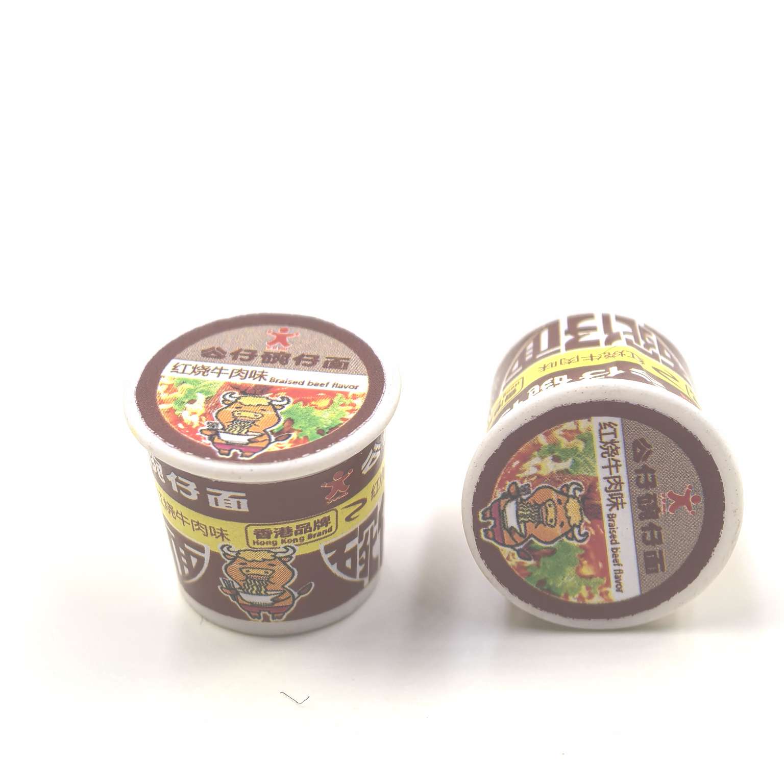Supermarket and convenience store ornaments, hanging items, resin accessories, hair clips, clothing, stickers, new instant noodles, instant noodles, 500 pieces per pack detail image 7