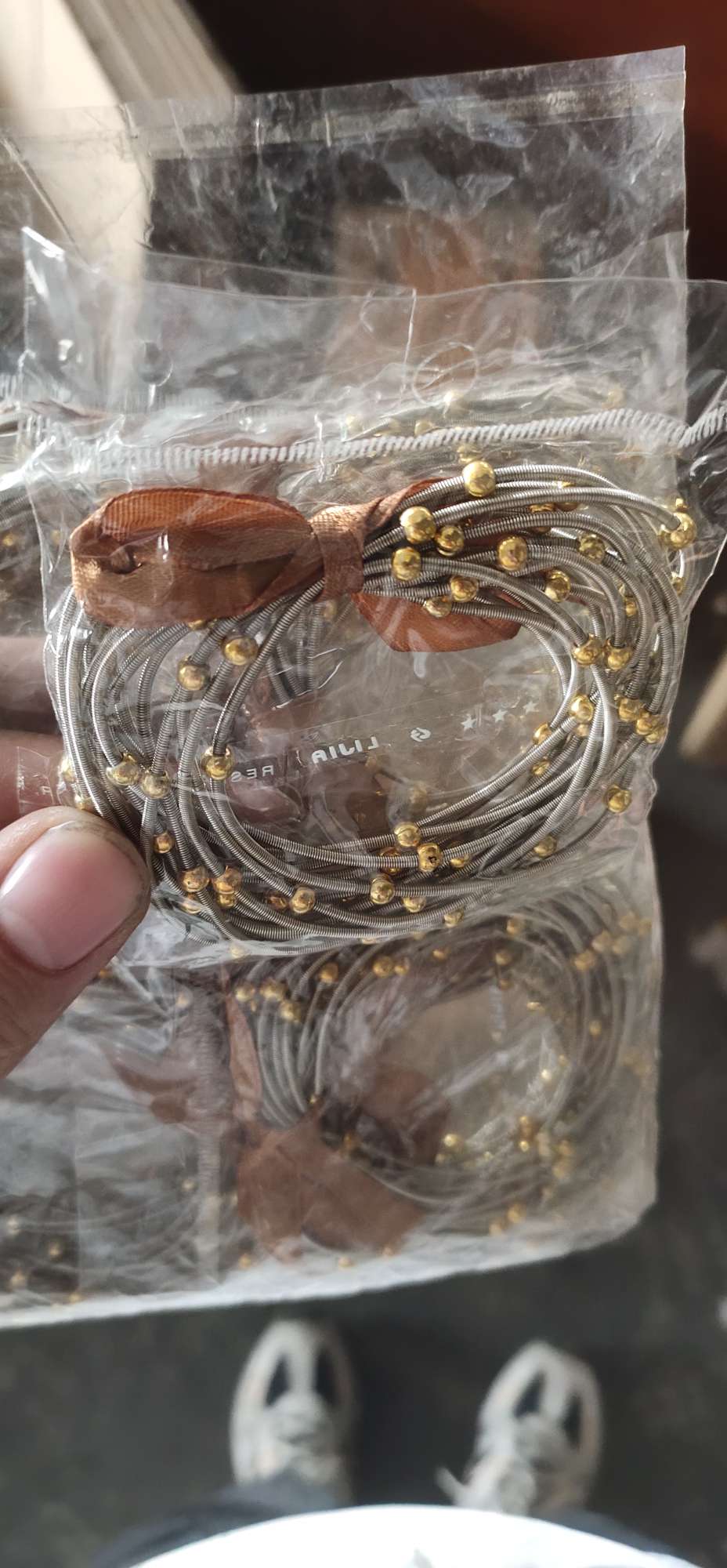 4# Positioning Bead Fine Spring Accessory Bracelet Necklace Wire Spring Threaded Bead Color Bracelet undefined