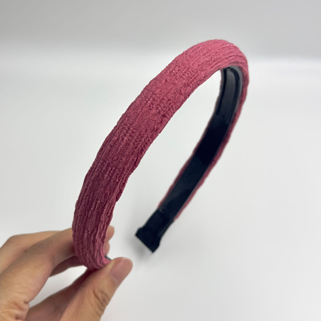 夏季美式百搭头箍 饰品发饰头饰发箍 女士单色发箍 塑料头箍 轻便耐用时尚潮流产品图