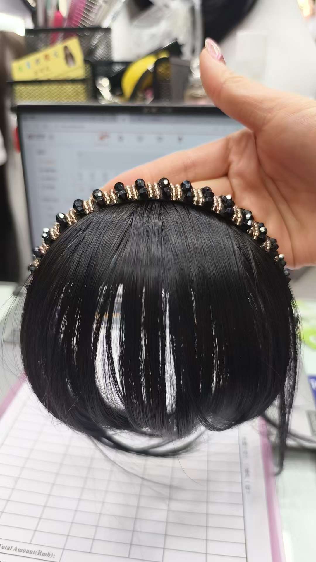 个护家清2023新款 假发女士短款时尚 短直发假发 儿童潮流假发 真假发女时尚 高品质假头发