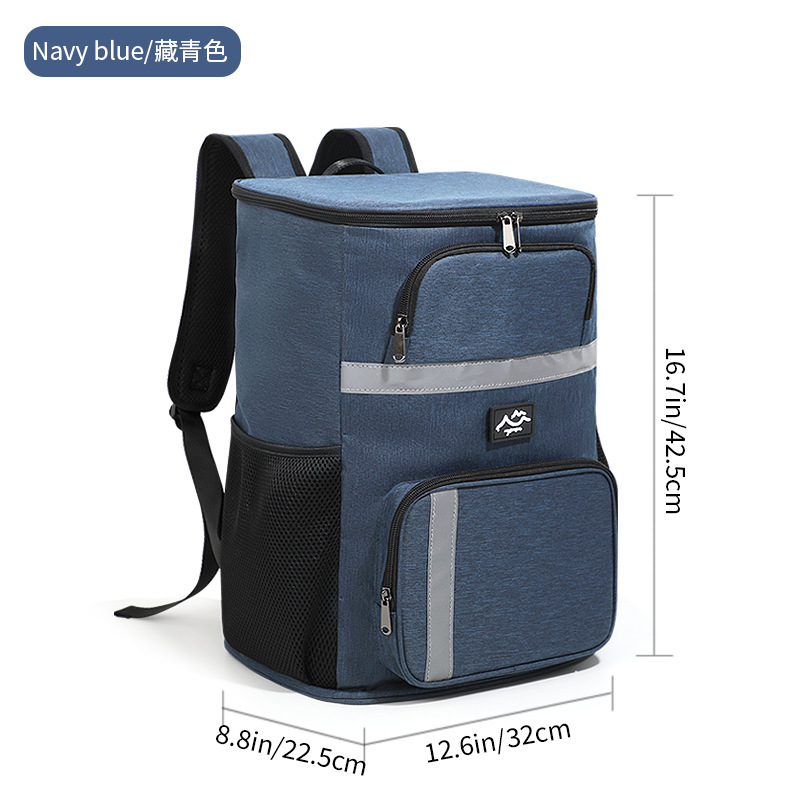 New foreign trade products: Fashionable and simple style lunch bag, thickened aluminum foil lunch bag, fresh-keeping ice bag, portable double-shoulder insulated bag detail image 12