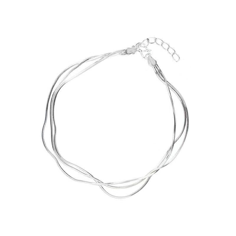 多层蛇骨手链女学生小众设计高级感冷淡风简轻奢手饰源头经典精致精美手链厂家批发详情图2