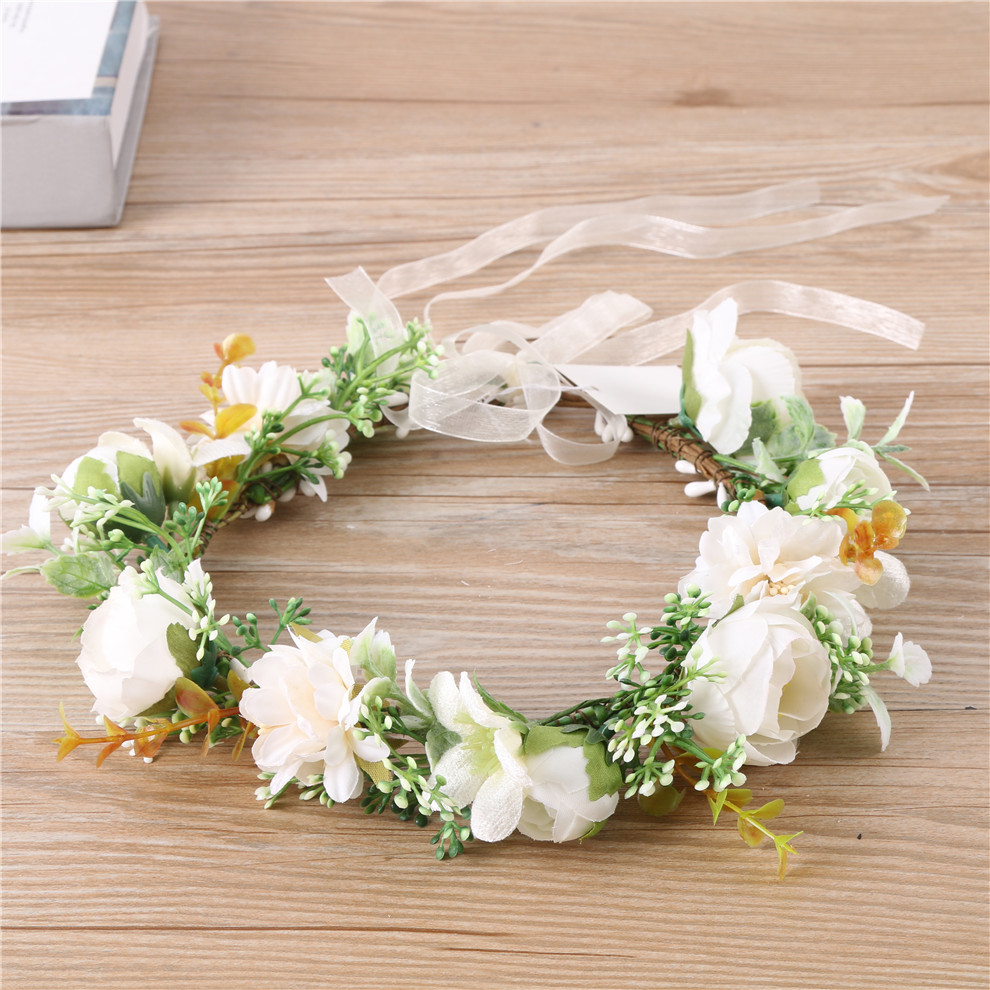 2025义乌嘉兰花环 仿真花朵发箍头饰 拍照摄影道具 美拉德流行色牡丹花朵头箍发饰 承接来样来图定制 自主工厂欢迎来询详情5