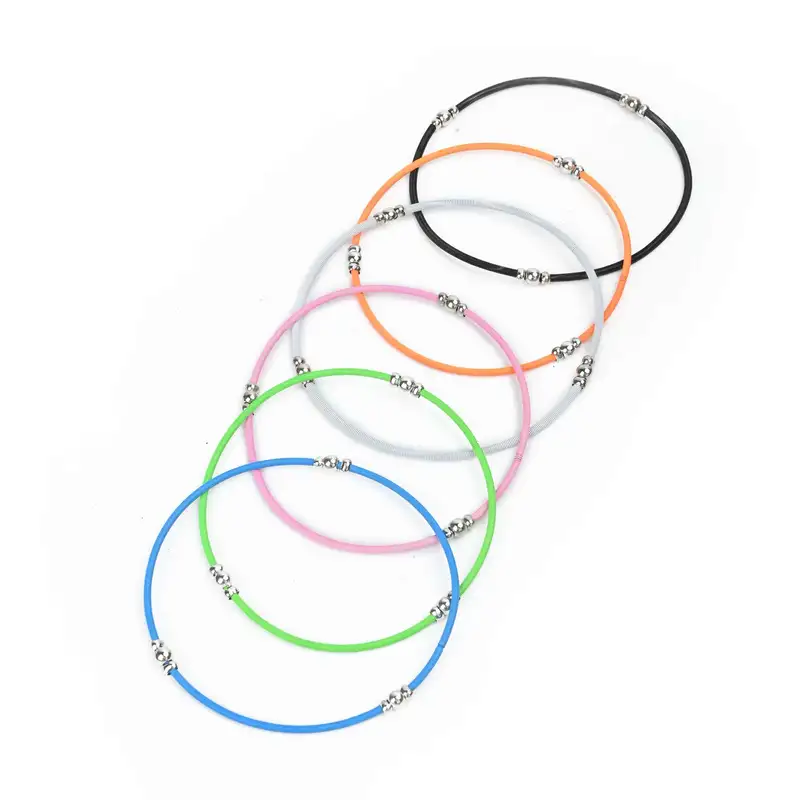 4# Positioning Bead Fine Spring Accessory Bracelet Necklace Wire Spring Threaded Bead Color Bracelet
