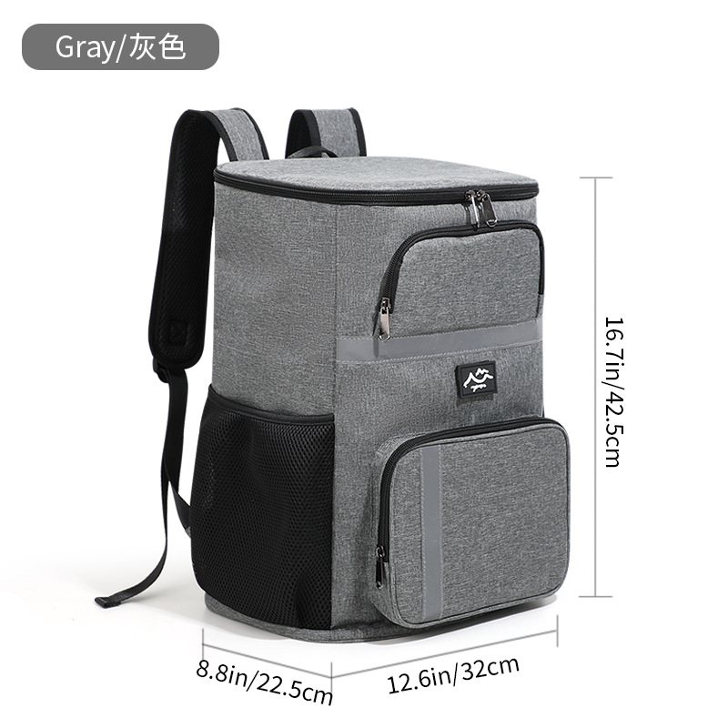 New foreign trade products: Fashionable and simple style lunch bag, thickened aluminum foil lunch bag, fresh-keeping ice bag, portable double-shoulder insulated bag detail image 11