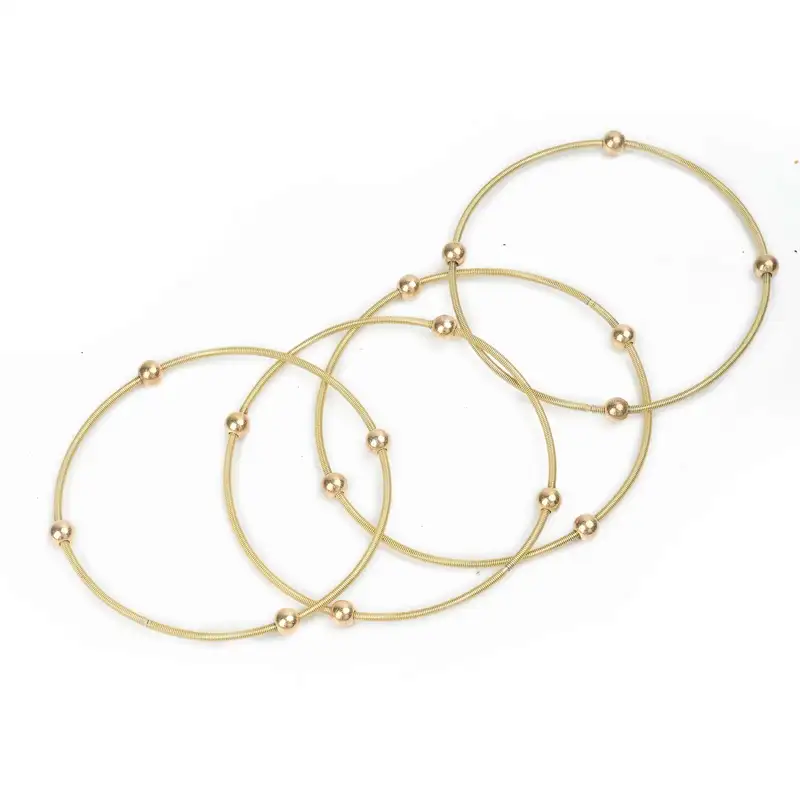 Spring Bracelet Rainbow Multicolor Bracelet Can Open Tighten Steel Wire Spring Bracelet Wholesale