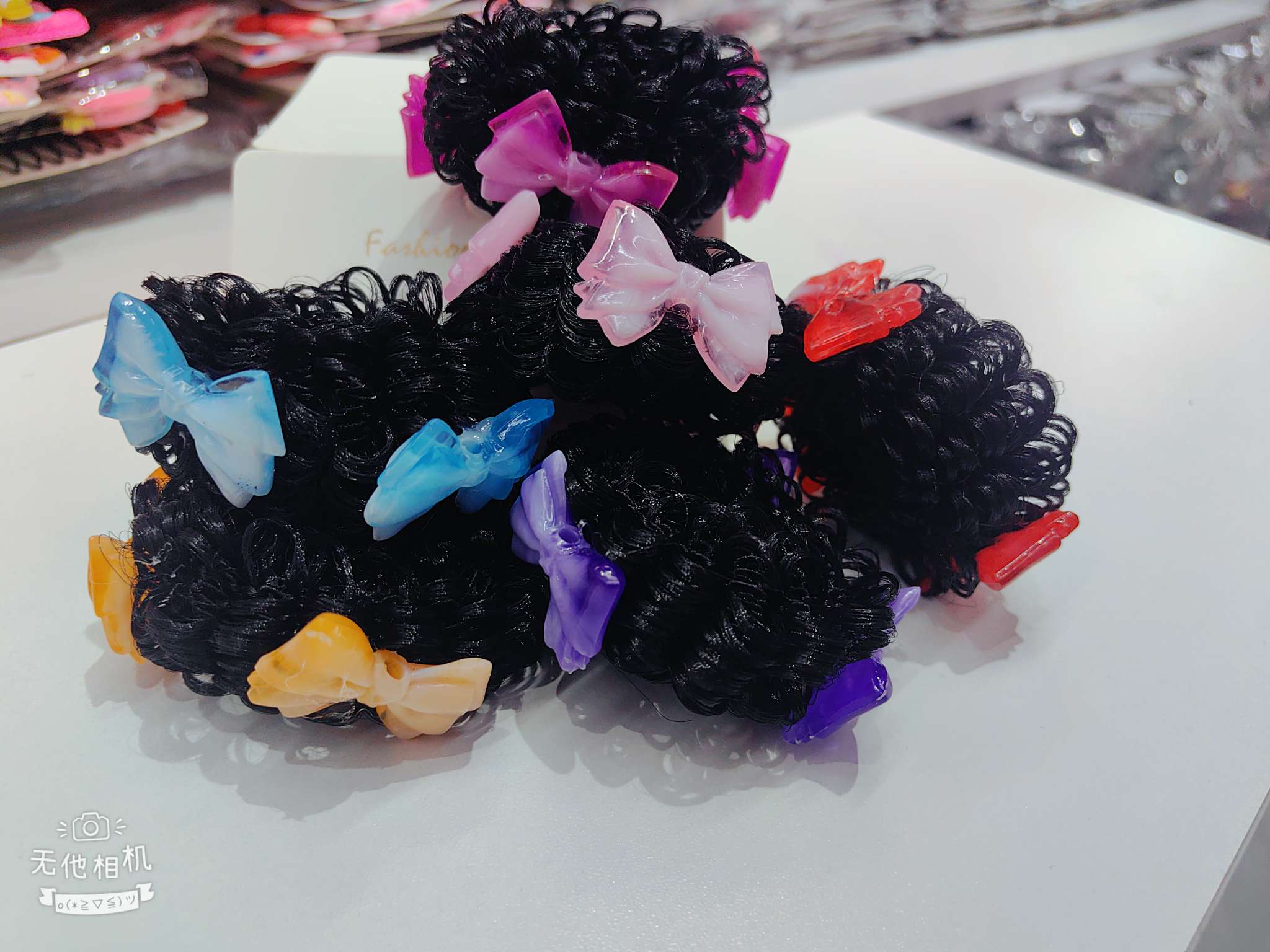 山茶花碎发梳毛发碎发整理神器大人发夹女后脑勺发卡发箍头饰夹子100U型盘发假发圈儿童头饰儿童布艺头饰儿童布艺头饰详情图4