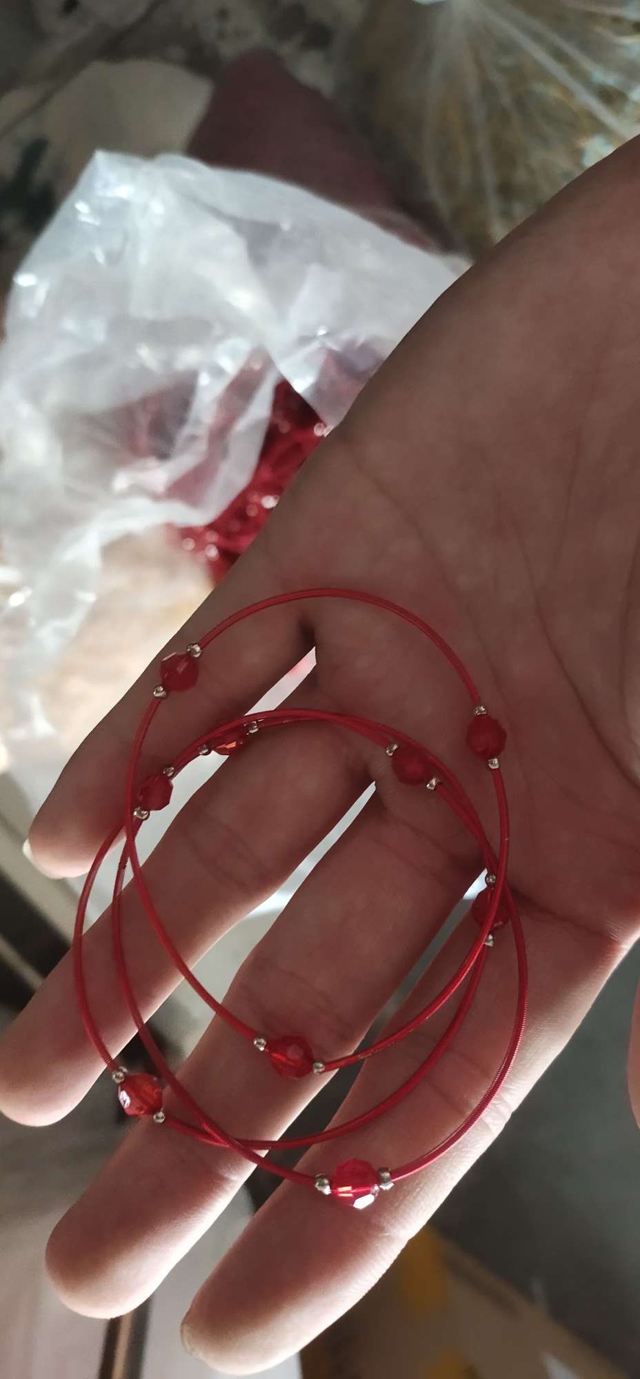 4# Positioning Bead Fine Spring Accessory Bracelet Necklace Wire Spring Threaded Bead Color Bracelet undefined