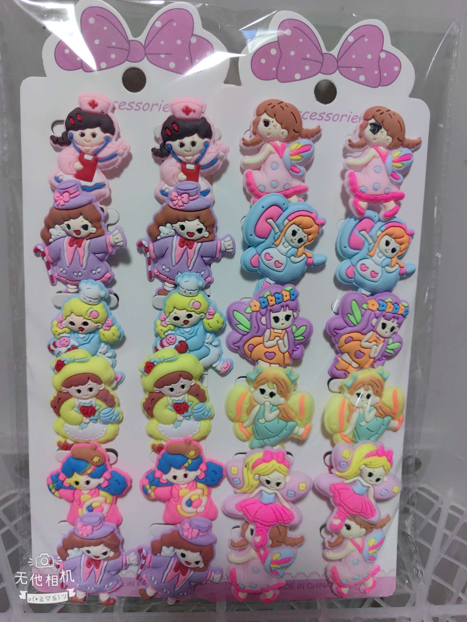 山茶花碎发梳毛发碎发整理神器大人发夹女后脑勺发卡发箍头饰夹子100U型盘发软胶细节图