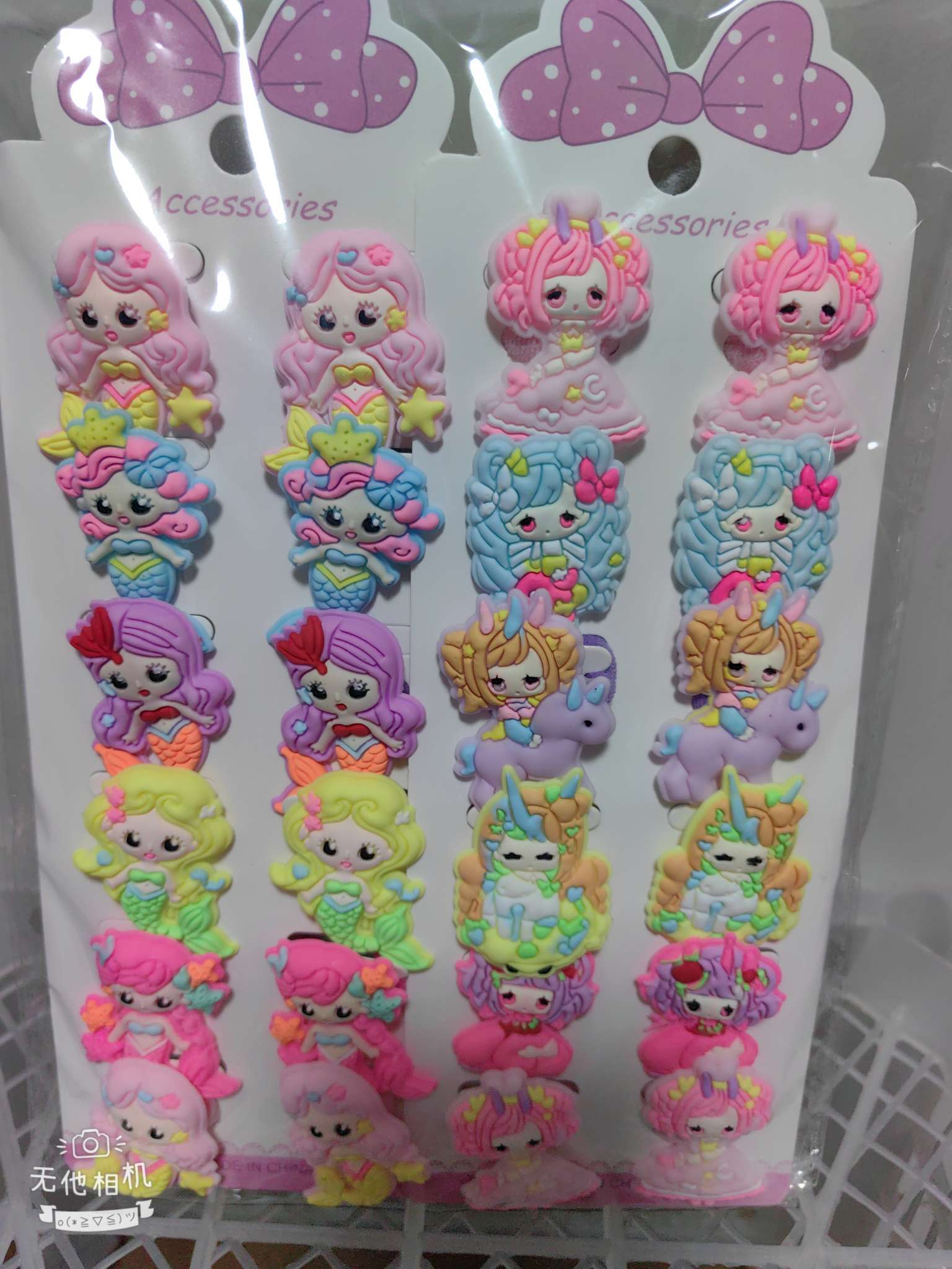 山茶花碎发梳毛发碎发整理神器大人发夹女后脑勺发卡发箍头饰夹子100U型盘发软胶产品图