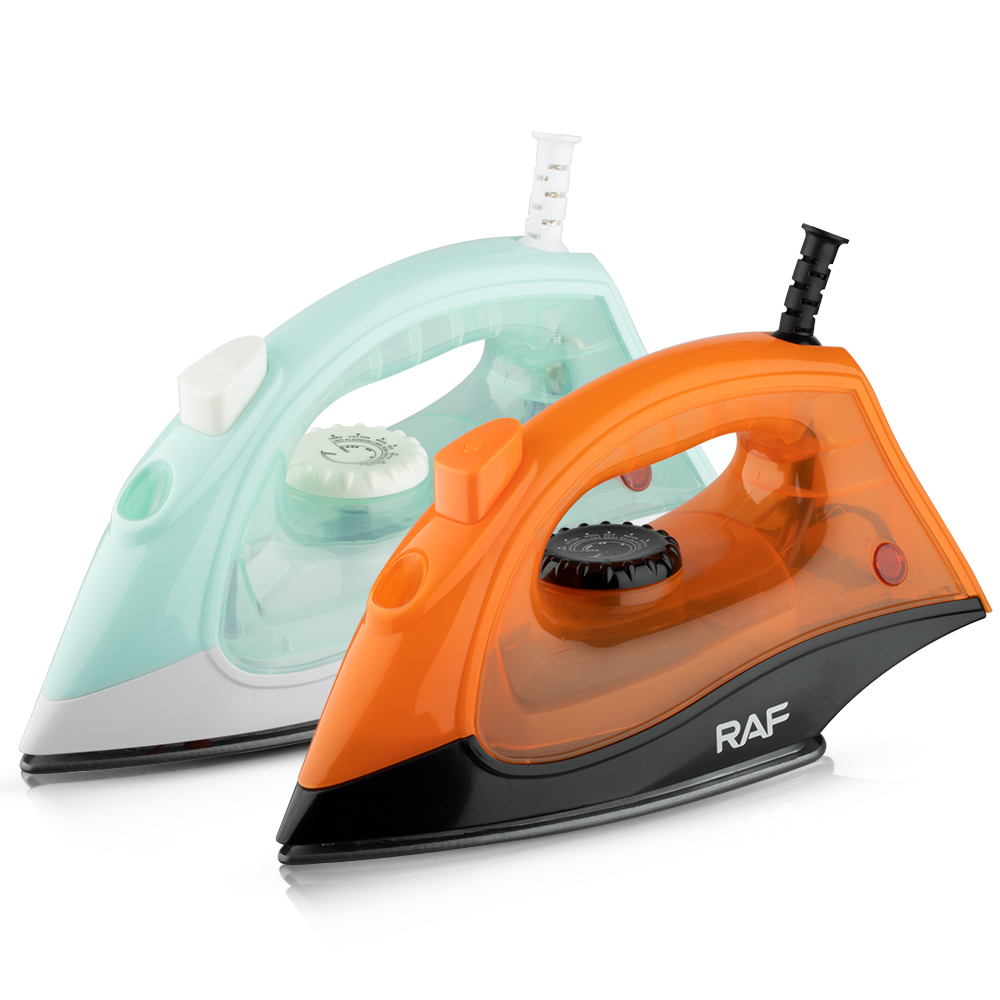 RAF European and American standard handheld household electric iron, dry and wet dual-purpose steam iron, steam ironing machine, temperature adjustable portable ironing machine Application Scenario