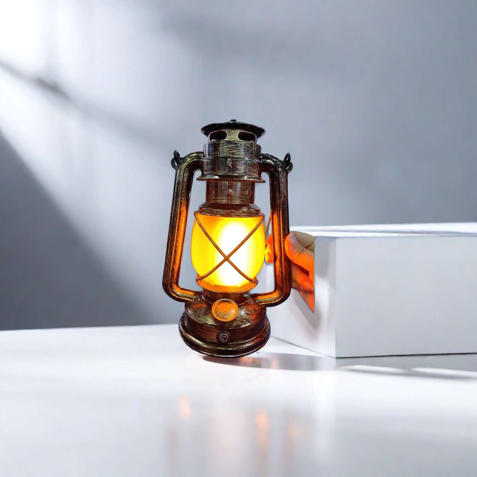 Tiktok Boom Camping Light Ambiance Light Flame Camping Light Tent Retro Horse Light Outdoor Hand Light Gift Christmas Lamp Eye Lamp details Picture