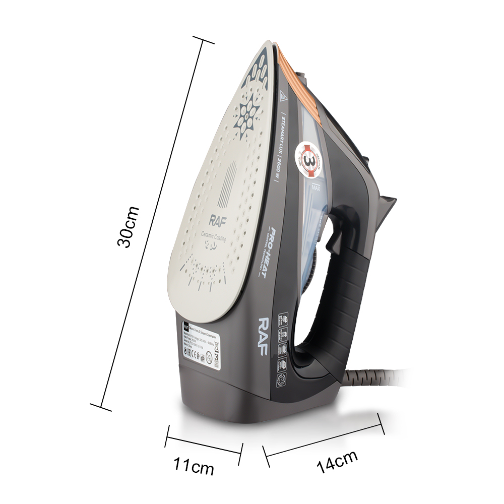RAF European standard automatic steam iron, household handheld fully automatic steam iron ironing machine R.1198 Application Scenario