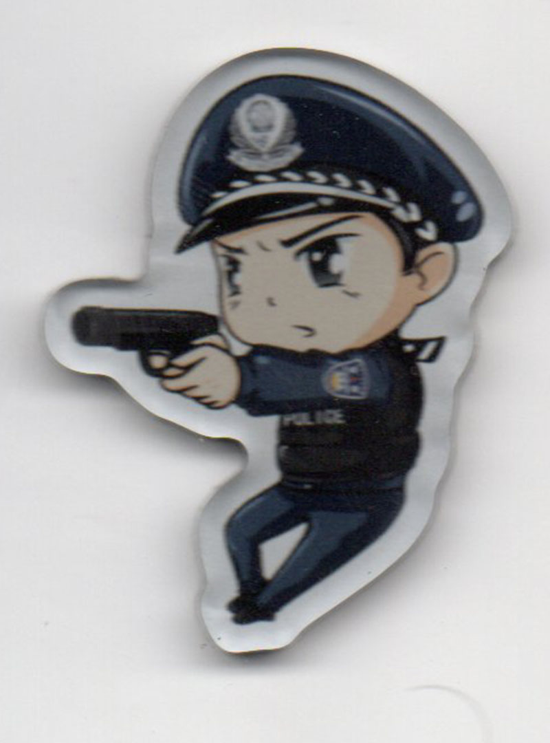 Acrylic Fridge Magnets - Police Series 7 thumbnail