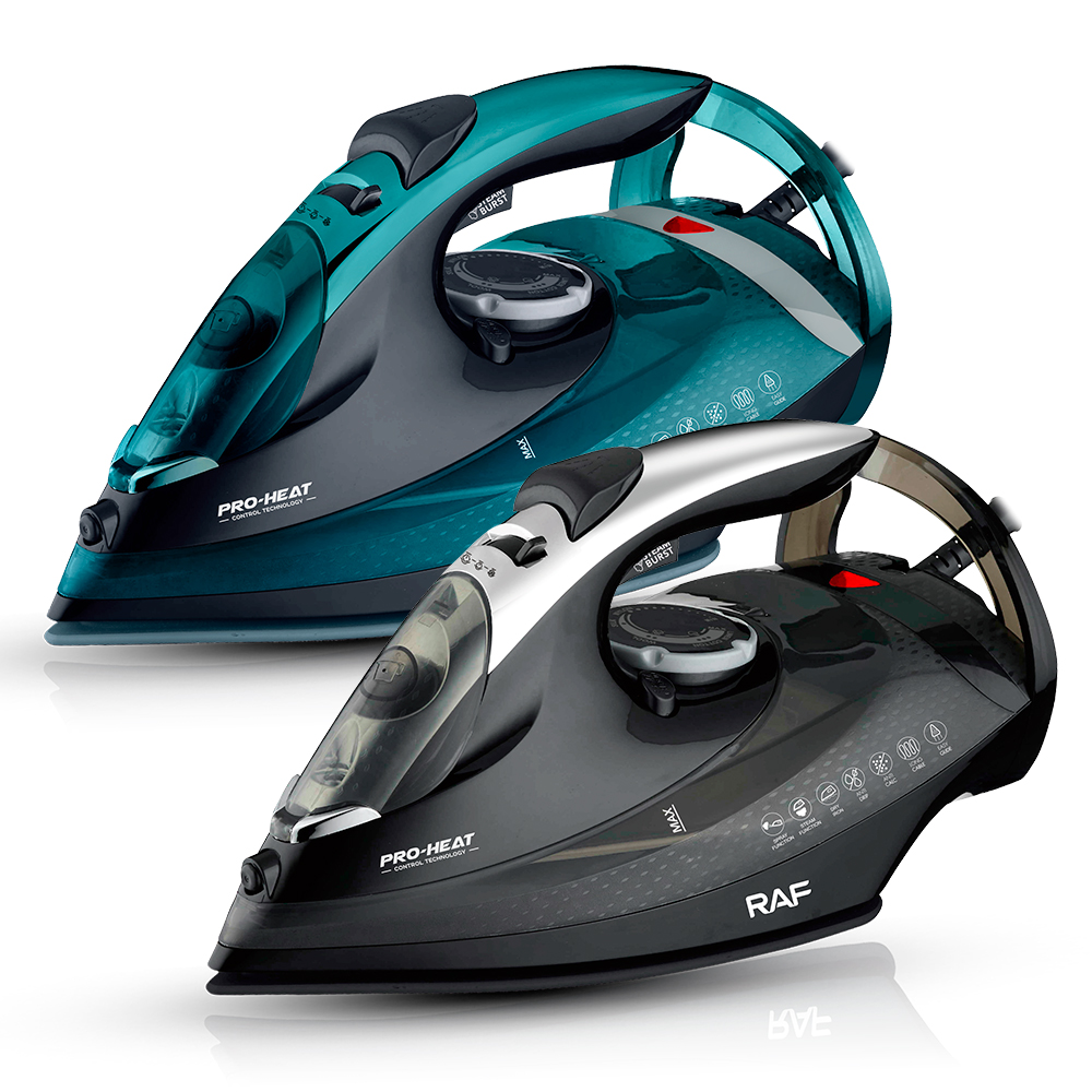 RAF European Standard cross-border steam iron Portable Ironing machine Three-speed adjustable pressure type high-power electric iron R.1153 Item Picture