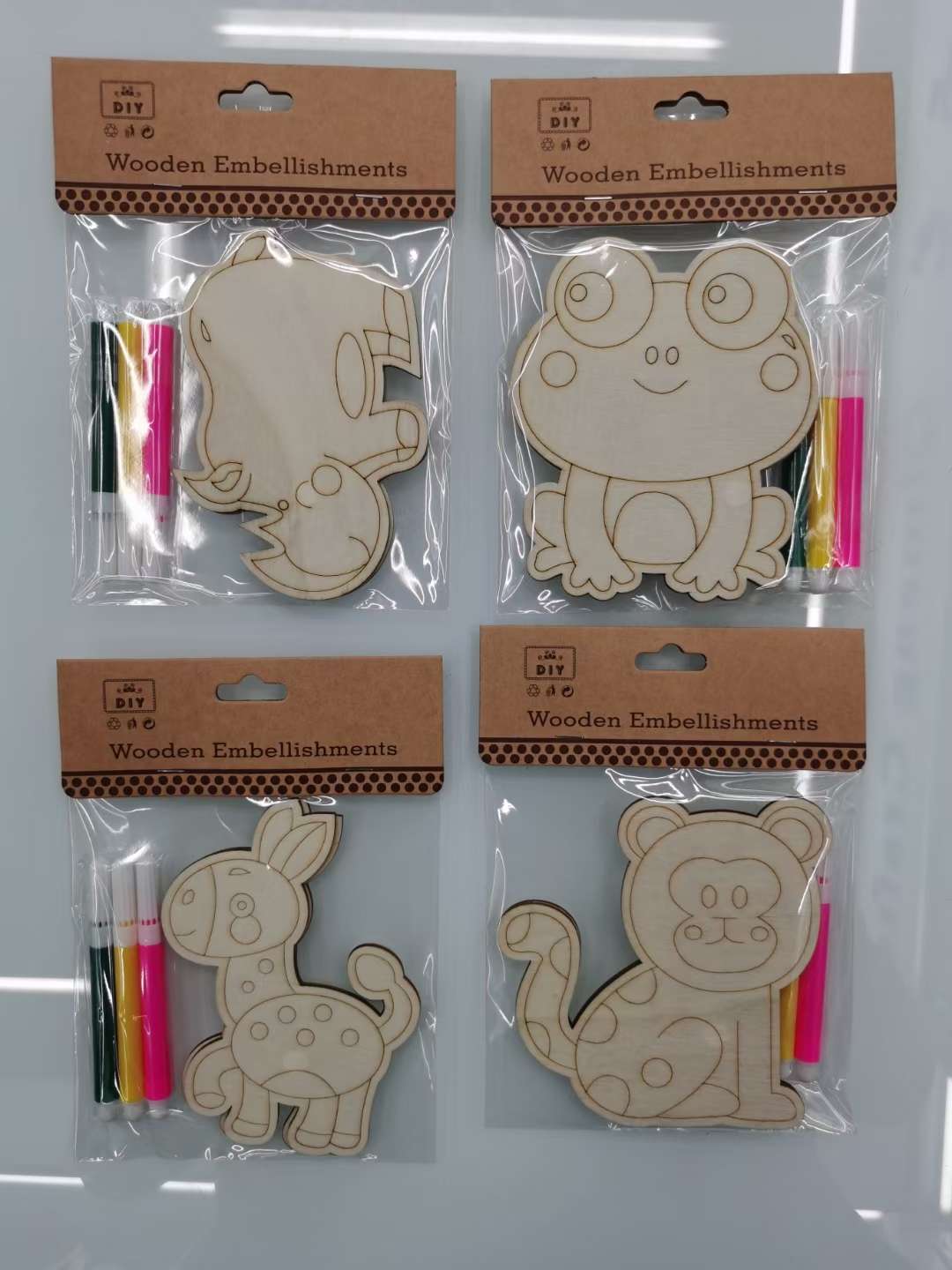手工DIY.绘画产品儿童玩具白底实物图