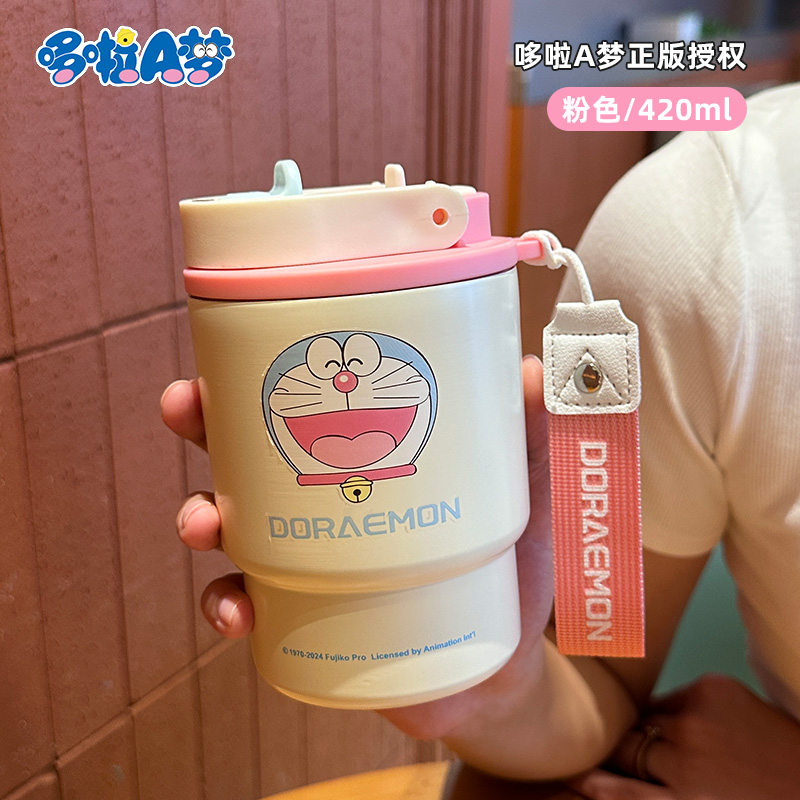 哆啦A梦系列双饮咖啡杯细节图
