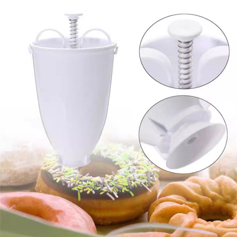 Cross-border best-selling doughnut-making magic tool, DIY baking tool, milking machine, doughnut mold, baking mold Specification image