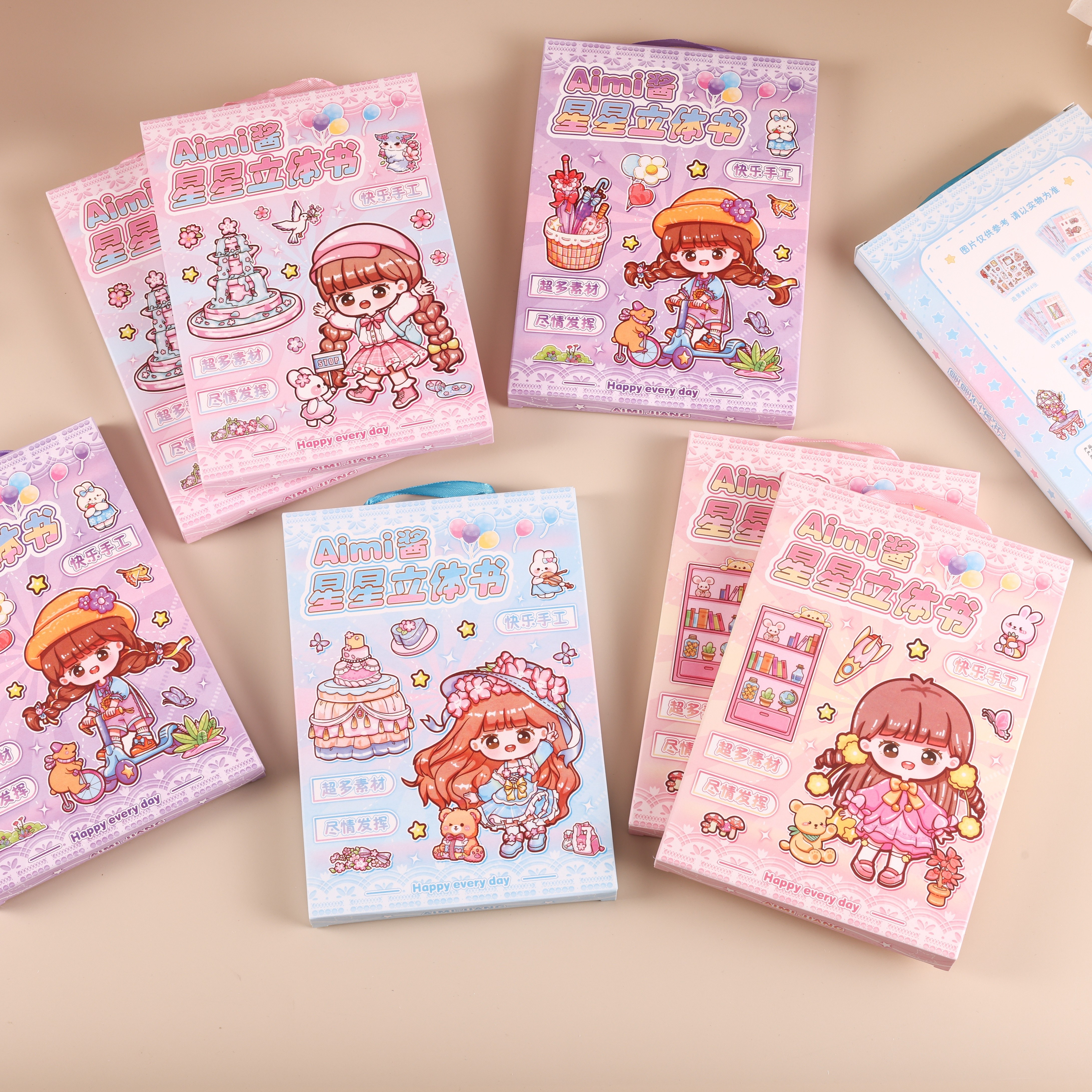 贴纸/迪士尼卡通贴纸/三丽鸥贴纸/泡泡贴纸布鲁伊/圣诞节贴纸产品图