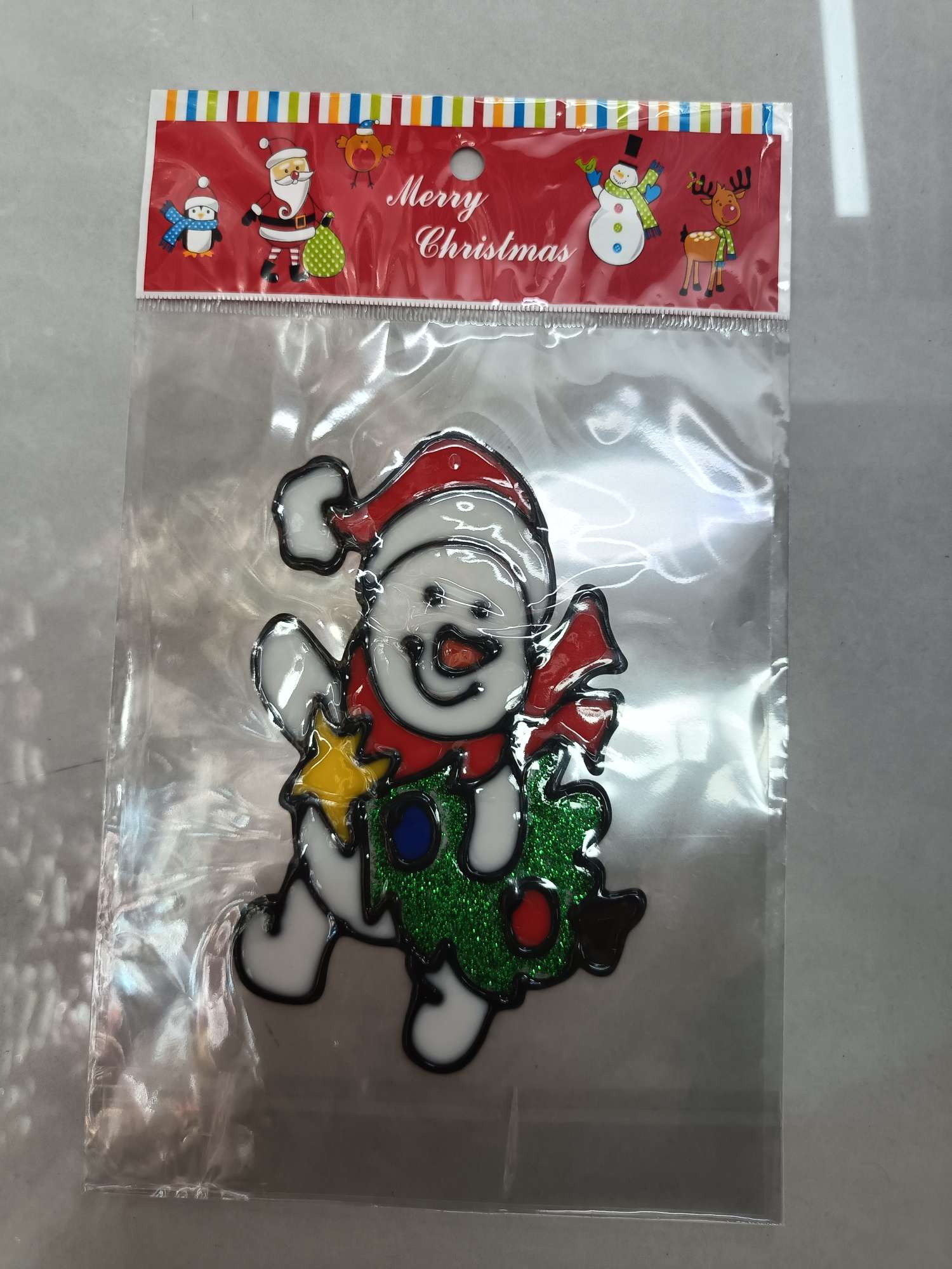 圣诞窗贴 雪人款