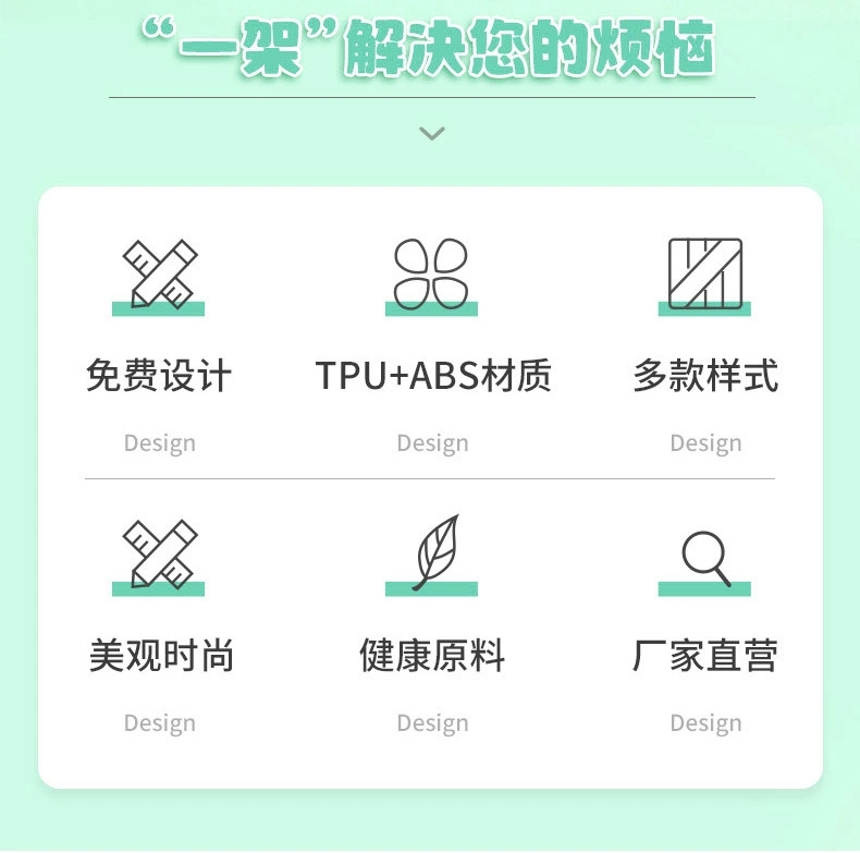 亚克力手机气囊透明滴胶伸缩支架来图定制批发动漫卡通logo懒人 详情图6