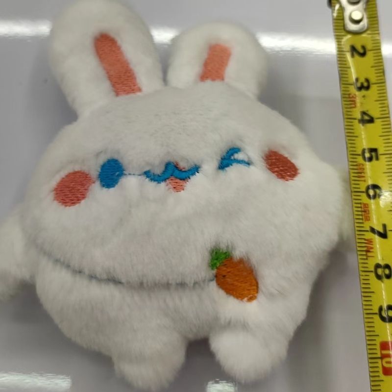 毛绒玩具/混批毛绒玩具挂件/吱吱叫/毛绒挂件/卡皮巴拉钥匙扣白底实物图