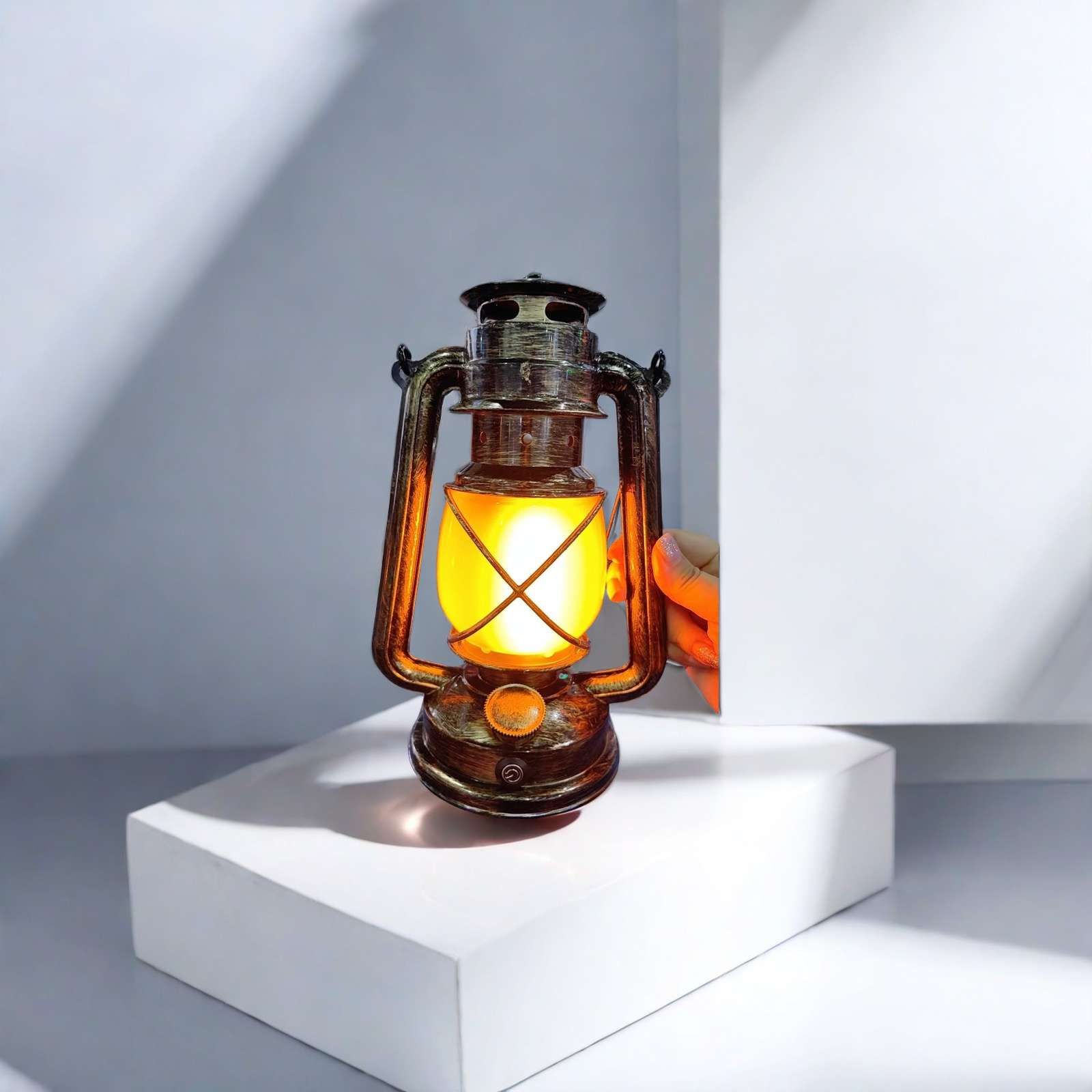 Tiktok Boom Camping Light Ambiance Light Flame Camping Light Tent Retro Horse Light Outdoor Hand Light Gift Christmas Lamp Eye Lamp Specification drawing