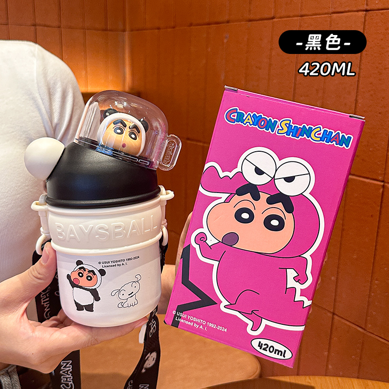 蜡笔小新系列小透明保温杯产品图