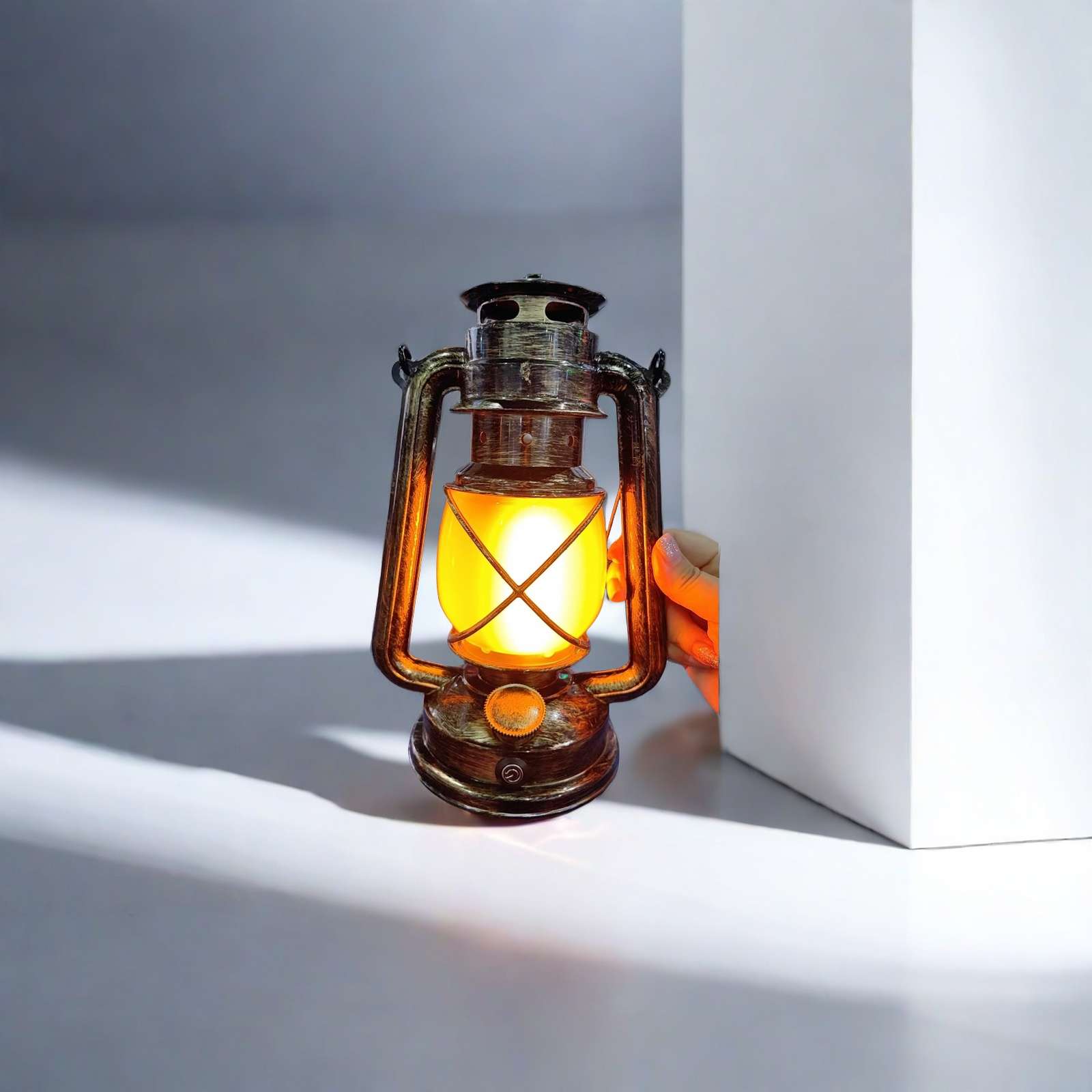 Tiktok Boom Camping Light Ambiance Light Flame Camping Light Tent Retro Horse Light Outdoor Hand Light Gift Christmas Lamp Eye Lamp