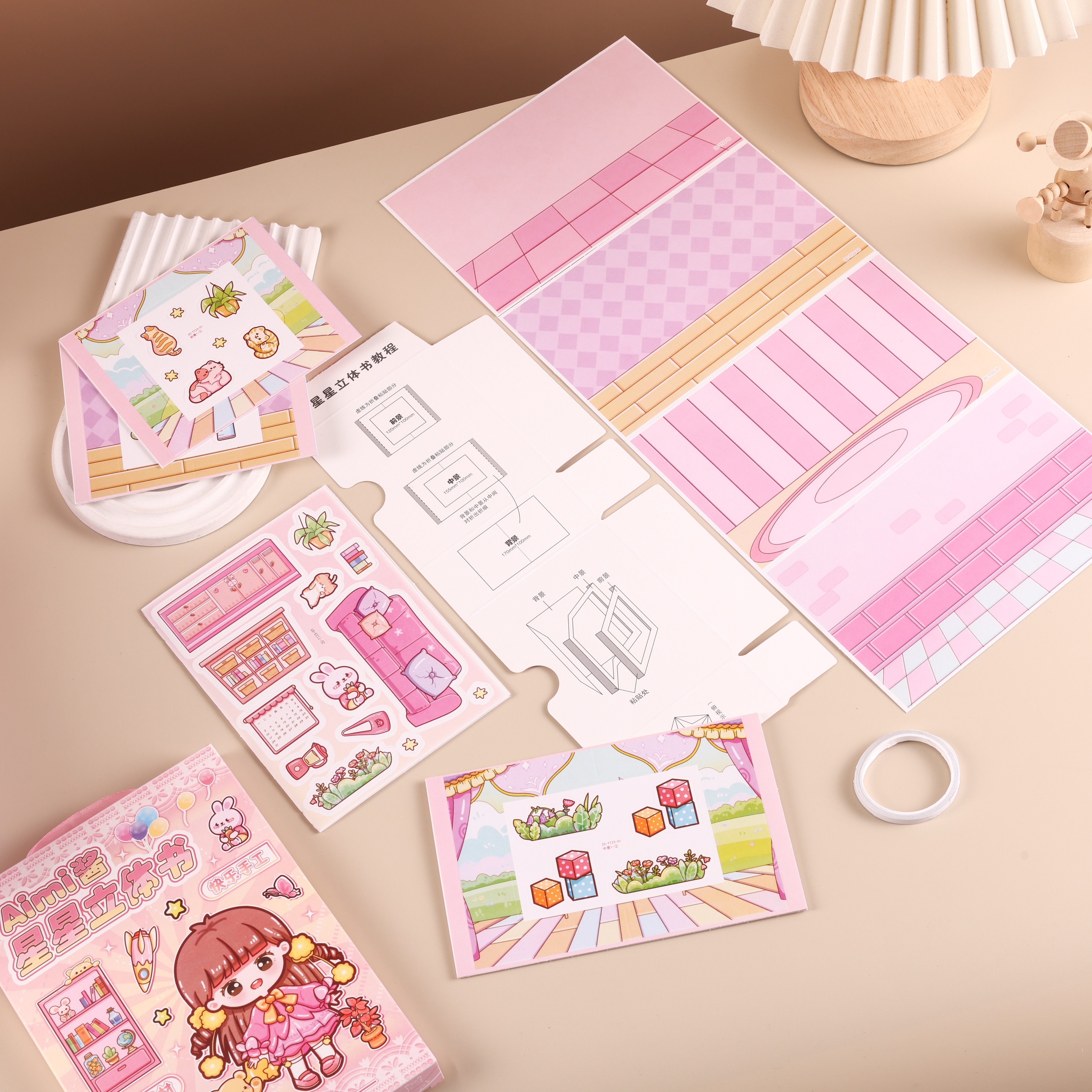 贴纸/迪士尼卡通贴纸/三丽鸥贴纸/泡泡贴纸布鲁伊/圣诞节贴纸细节图