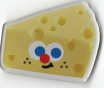 Acrylic fridge magnets - Cheese