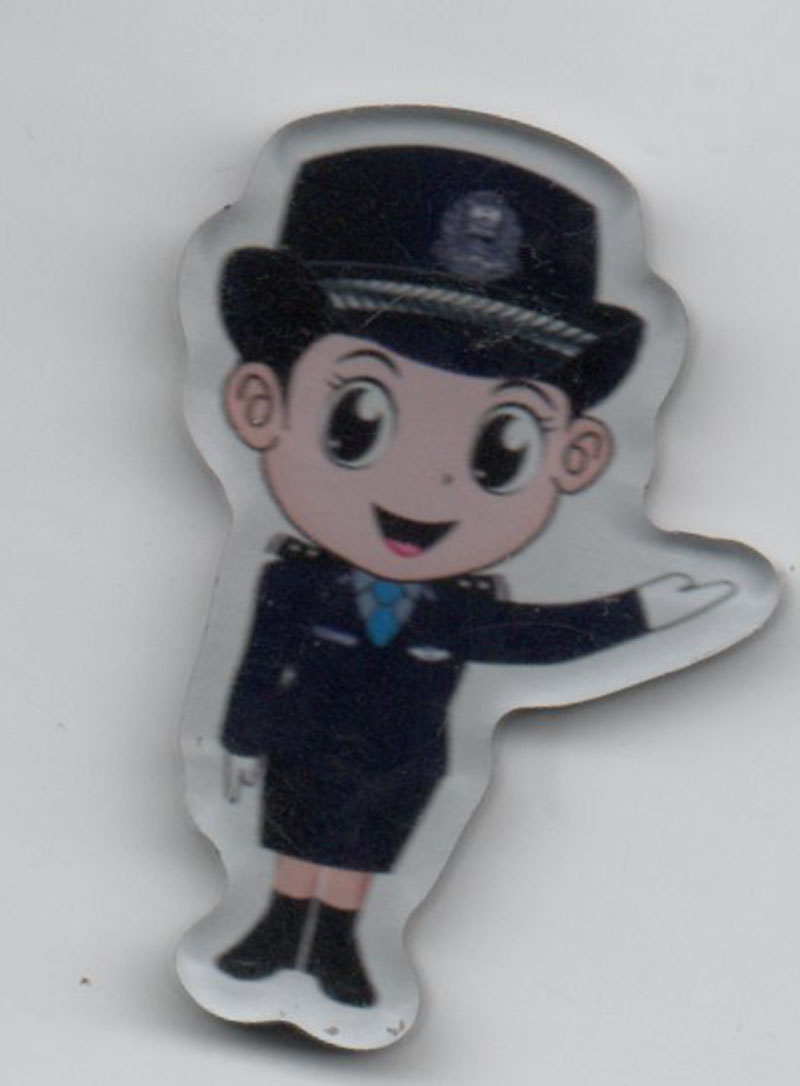 Acrylic Fridge Magnets - Police Series 6