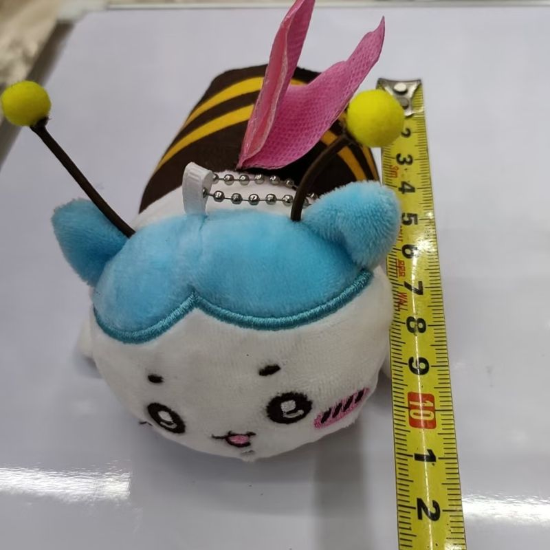 毛绒背包钥匙装饰挂件婚庆抛洒会10公分蜜蜂毛绒玩具钥匙扣