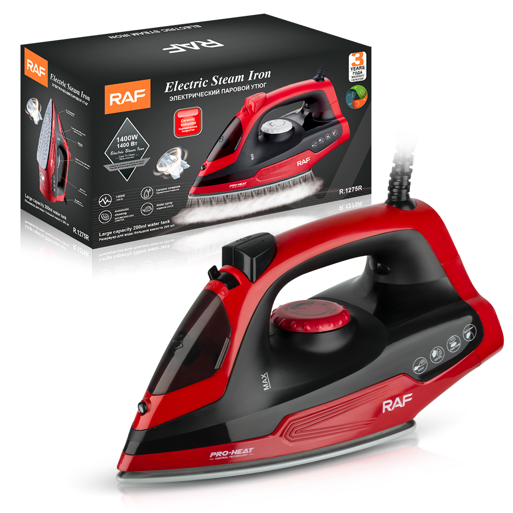 RAF European standard cross-border handheld electric iron, steam, household handheld hanging iron, portable powerful steam Specification image