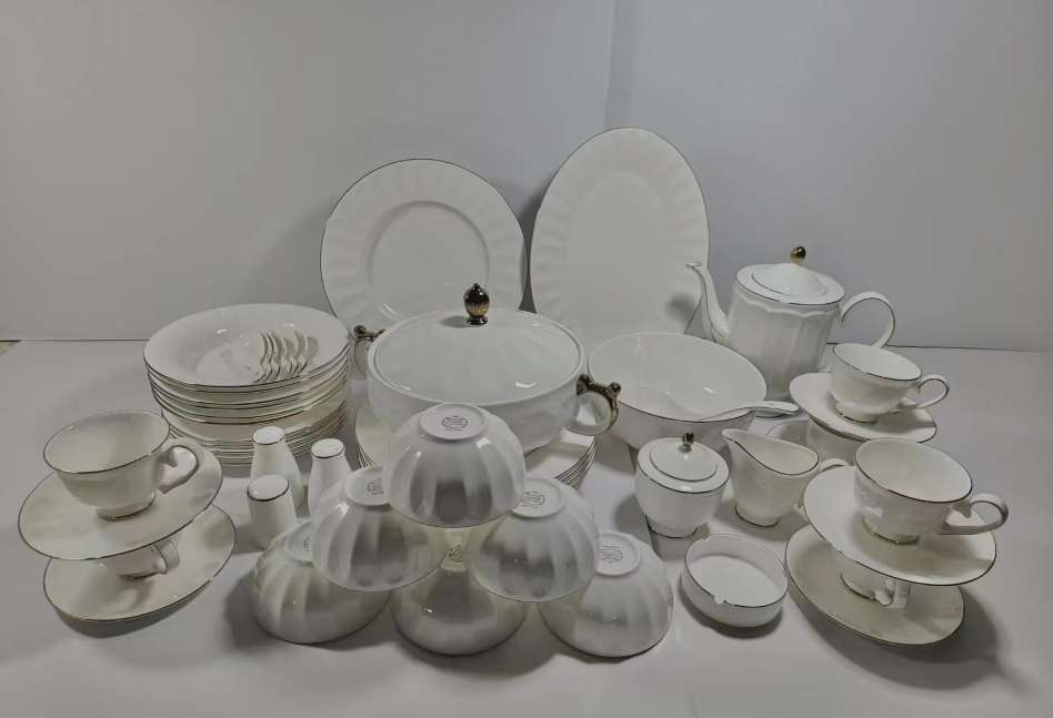 أدوات المائدة عظمية السيلادون Fine Bone، مجموعة المائدة Dinner Set، جودة عالية Application Scenario