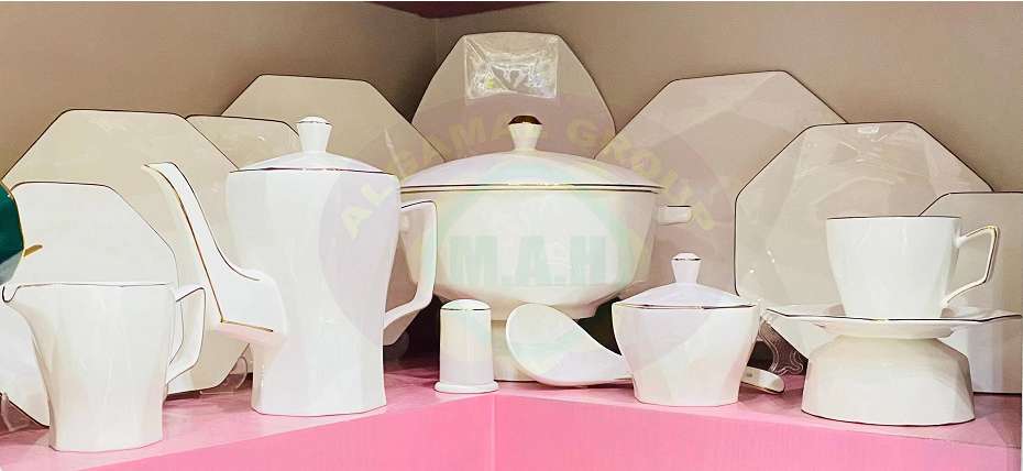 Fine Bone 骨瓷餐具，Dinner set 西餐餐具56pcs配置，高品质