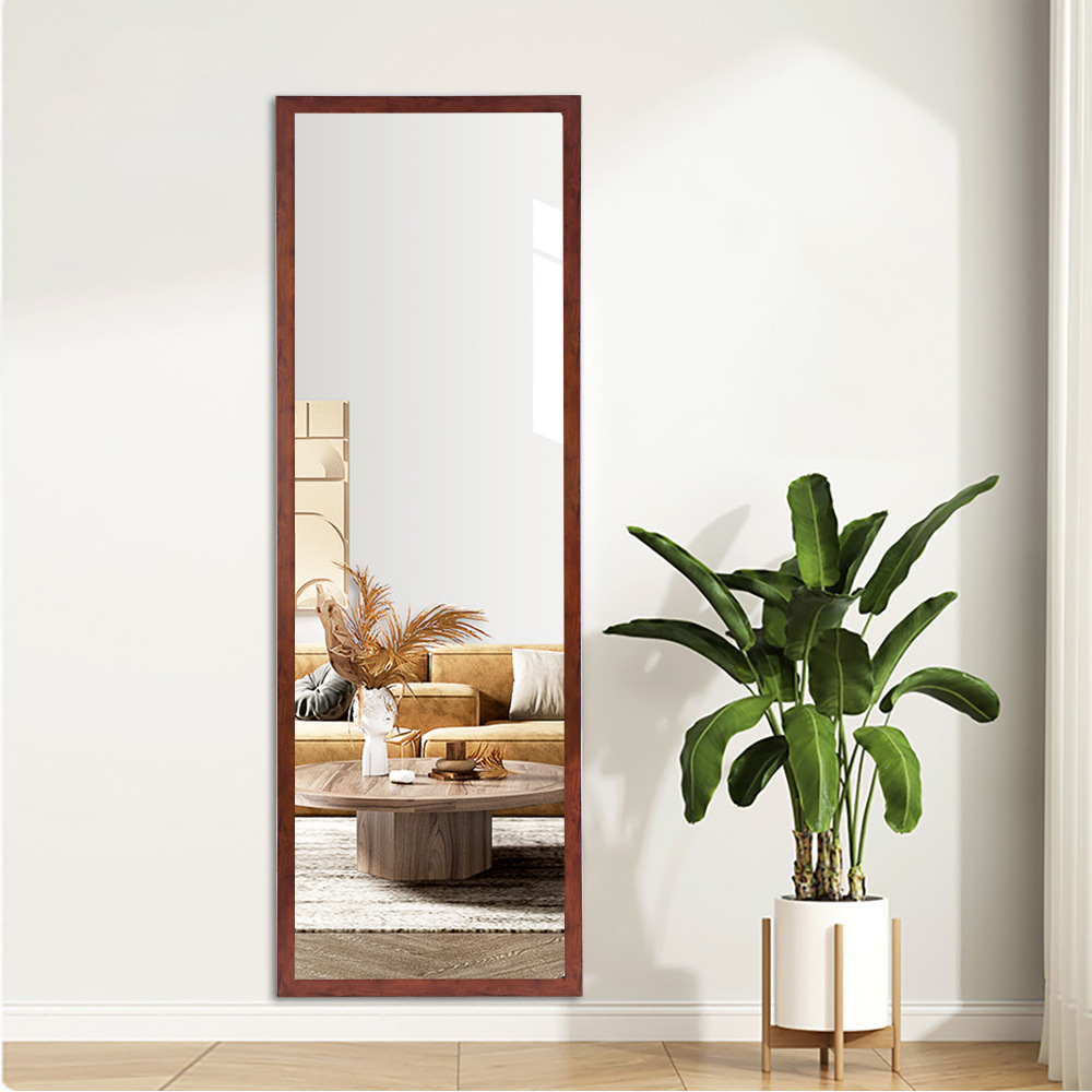 Square Wall-Mounted Full-Length Mirror, Floor-Length Mirror, Dressing Mirror