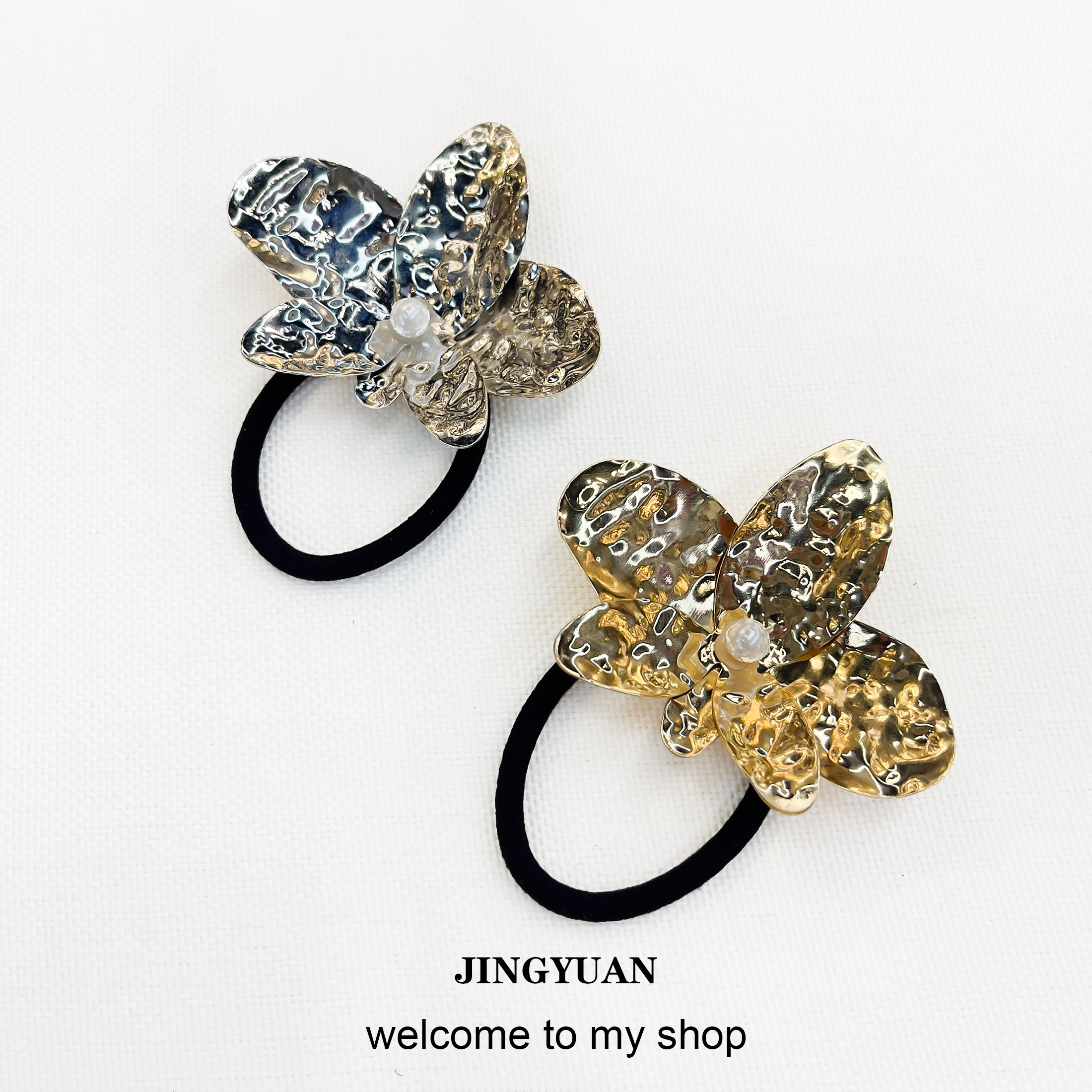 发圈/头绳/发夹/头绳女秋冬气质/肥肠白底实物图