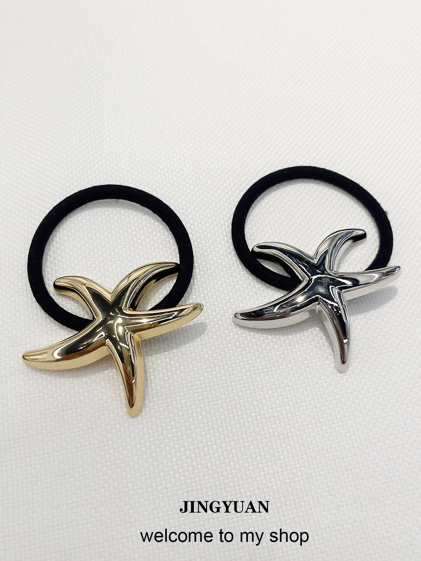 拉丝不规则小众设计海浪发圈新款发绳气质扎头绳女高弹橡皮筋详情3